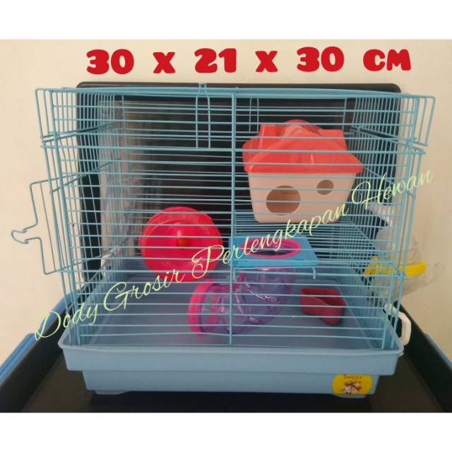 Kandang hamster fullset kandang hamster tingkat hamster cage