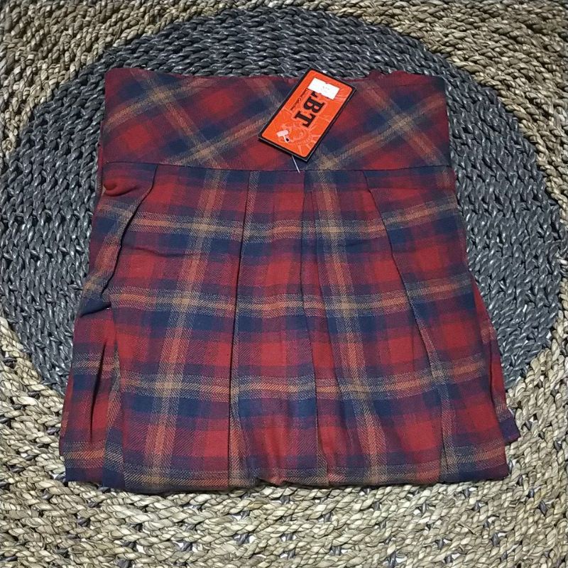 ROK FLANEL IMPORT PANJANG/ROK KOTAK FLANEL PANJANG/ROK FLANEL IMPORT MURAH/ROK SEMIWOL-Pict 17