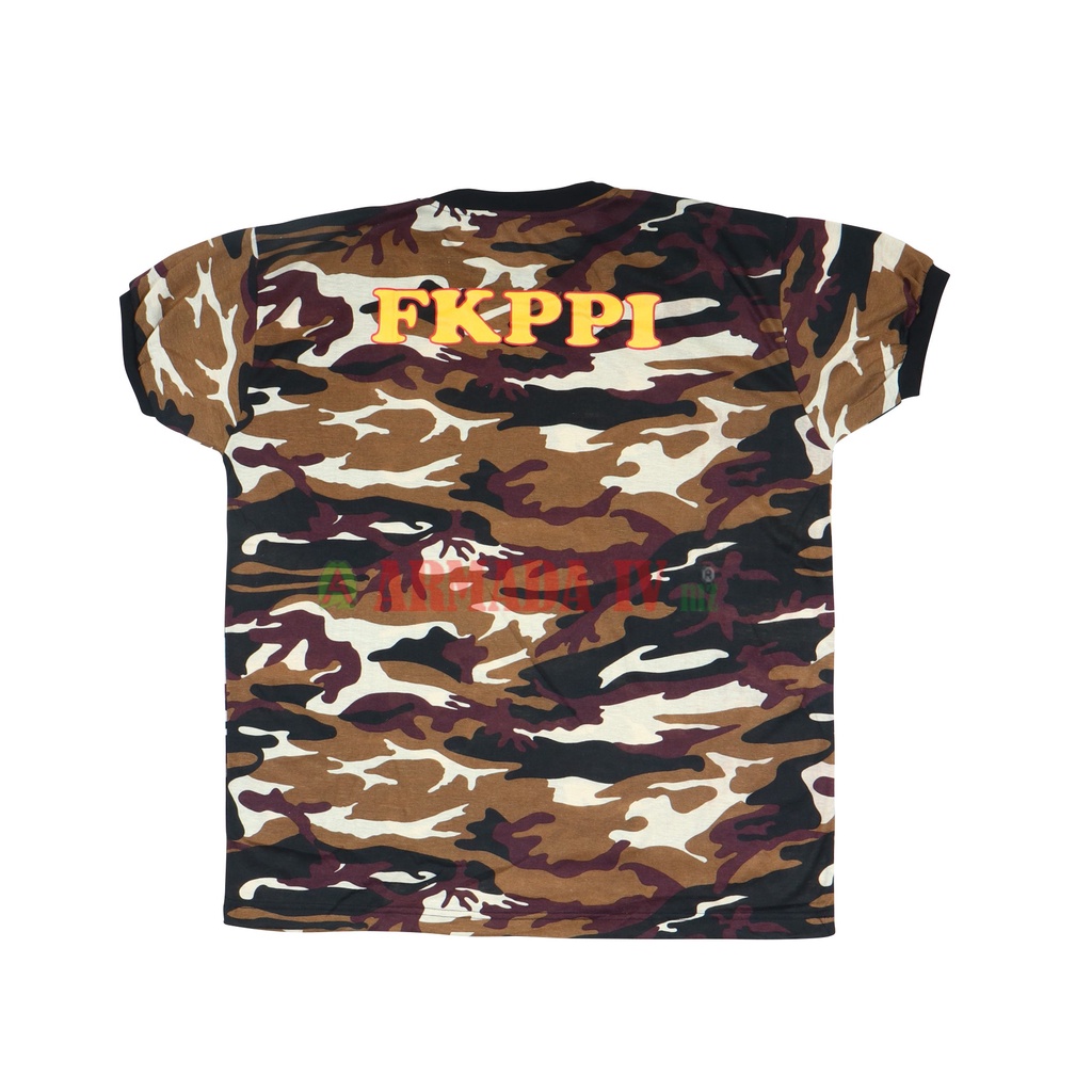 Kaos Pendek Loreng FKPPI Logo Perisai