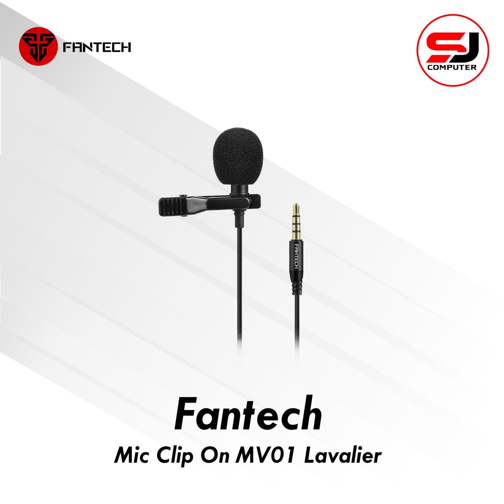 Fantech Mic Clip On MV01 Lavalier Microphone