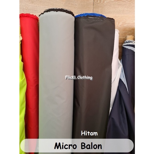 Bahan Kain Micro Balon Parasit Parasut Waterproof Jaket Jas Hujan Anti Air