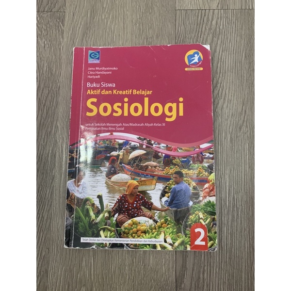 Buku Sosiologi Kelas 11 XI Grafindo K13 edisi revisi