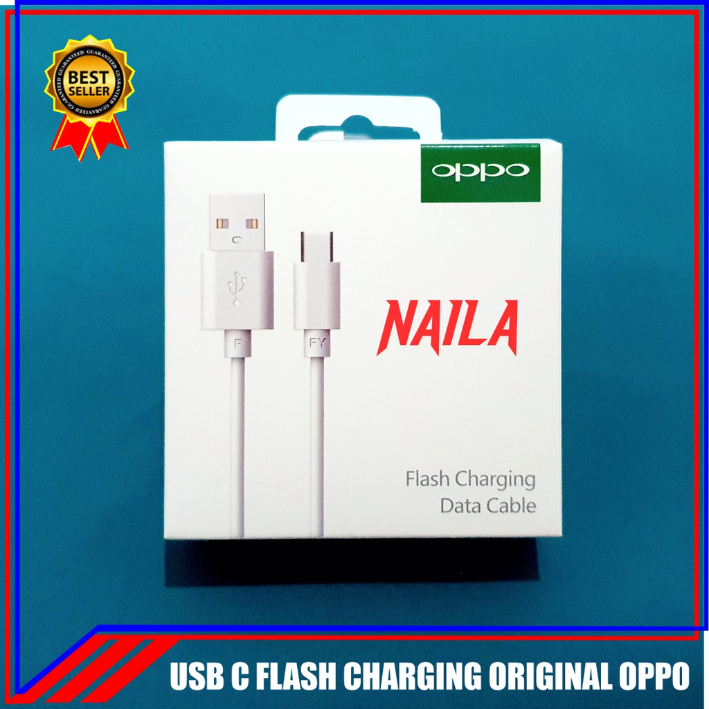 Kabel Data Oppo A5 2020 Oppo A52 ORIGINAL 100% USB C Fast Charging