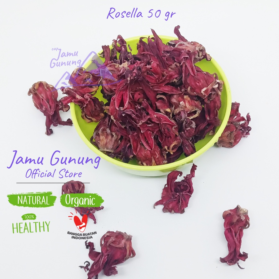 

Bunga Rosella Merah Kering 50gr - Obat Diet Tradisional