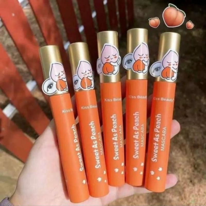 MASCARA Thailand Maskara Peach Maskara Waterproof Kosmetik Mata Make Up
