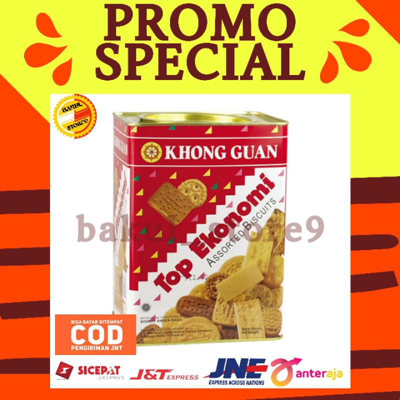 Khong Guan Top Ekonomi Assorted Biscuits 1150 Gr