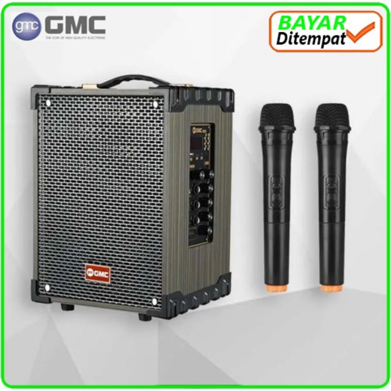 SPEAKER GMC MULTIMEDIA BLUETOOTH 899P + FREE WIRELESS MIC | TERMURAH NGEBASS