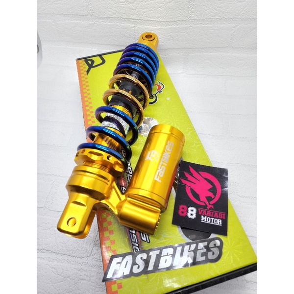 Shockbreaker Matic 310MM Fastbikes Tabung Bawah Twotone  - Shock Tabung Variasi Twotone 310MM Universal