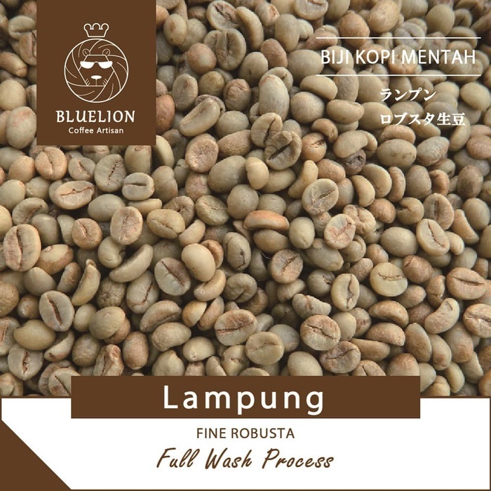 kopi-biji- green bean - lampung 1kg fine robusta - kopi biji mentah -biji-kopi.