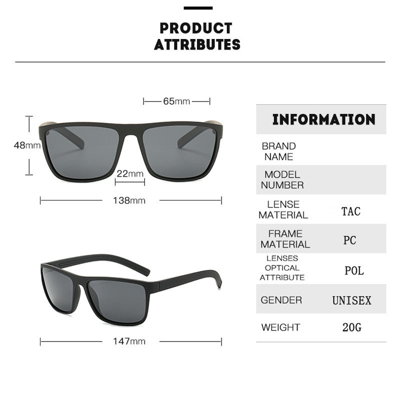 Kacamata Hitam Polarized Untuk Pria