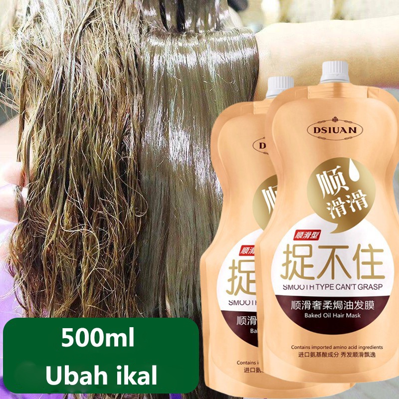 hairmask keratin hairmask haircare 250ML masker rambut botol besar memperbaiki akar rambut yang rusak menghaluskan ikal bercabang dan meninggalkan aroma yang tahan lama