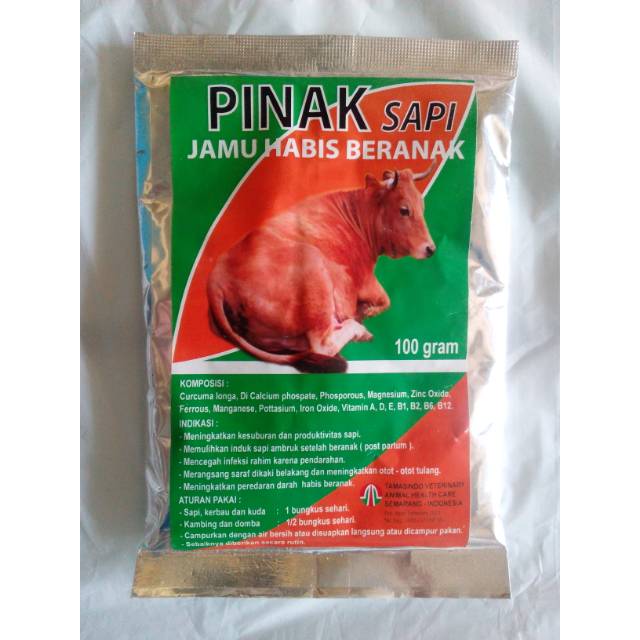 

Jamu habis beranak pinak sapi