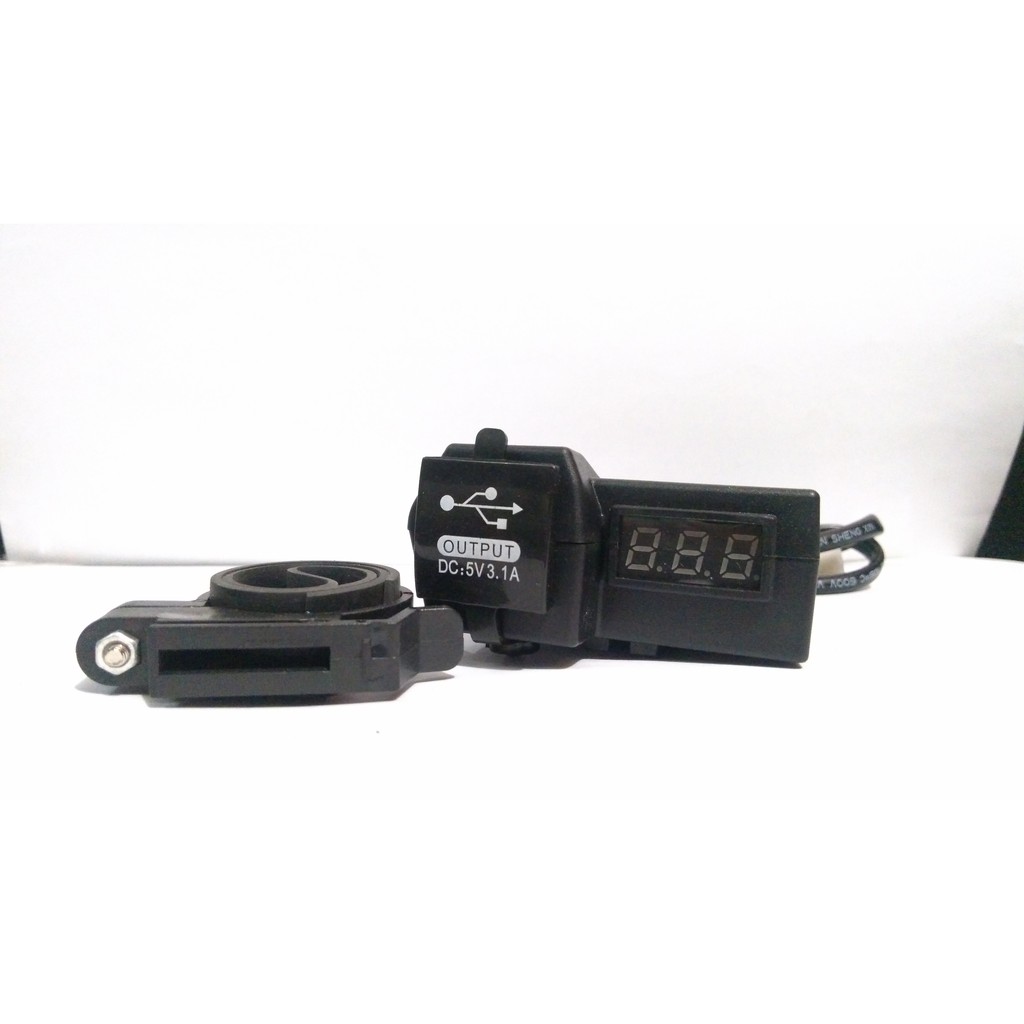 volt meter dan usb charger universal