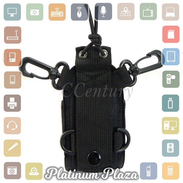 Taffware Tas Walkie Talkie for Taffware Pofung Baofeng - MSC-20B - Black`8OU9BA-