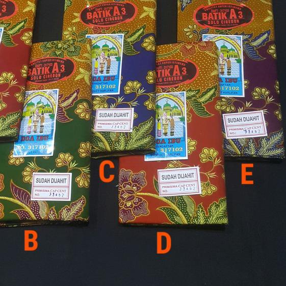 ✭ KAIN SARUNG BATIK DOA IBU(BATIK A3)/BISA UTK BAJU & IBU MELAHIRKAN. ✶