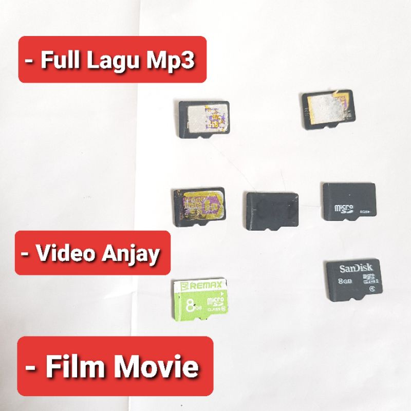 Memory Card / Micro Sd / Bekas Copotan / 8GB