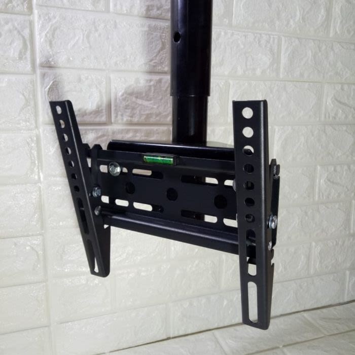 BRACKET TV PLAFON GANTUNG 43 40 32 29 INCH WATER PASS 2 METER