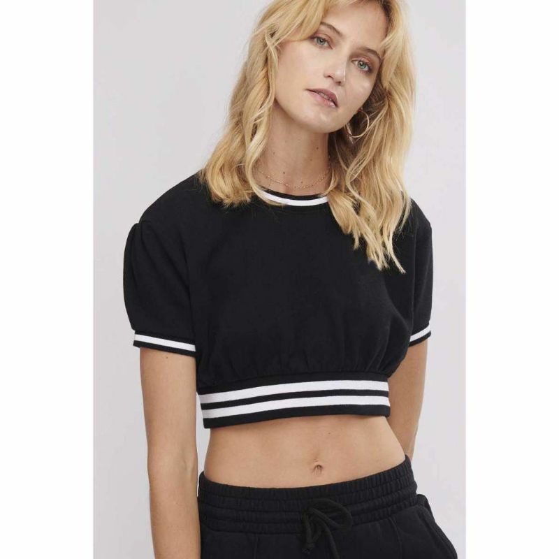 Champion bw contrast cropped sweat top