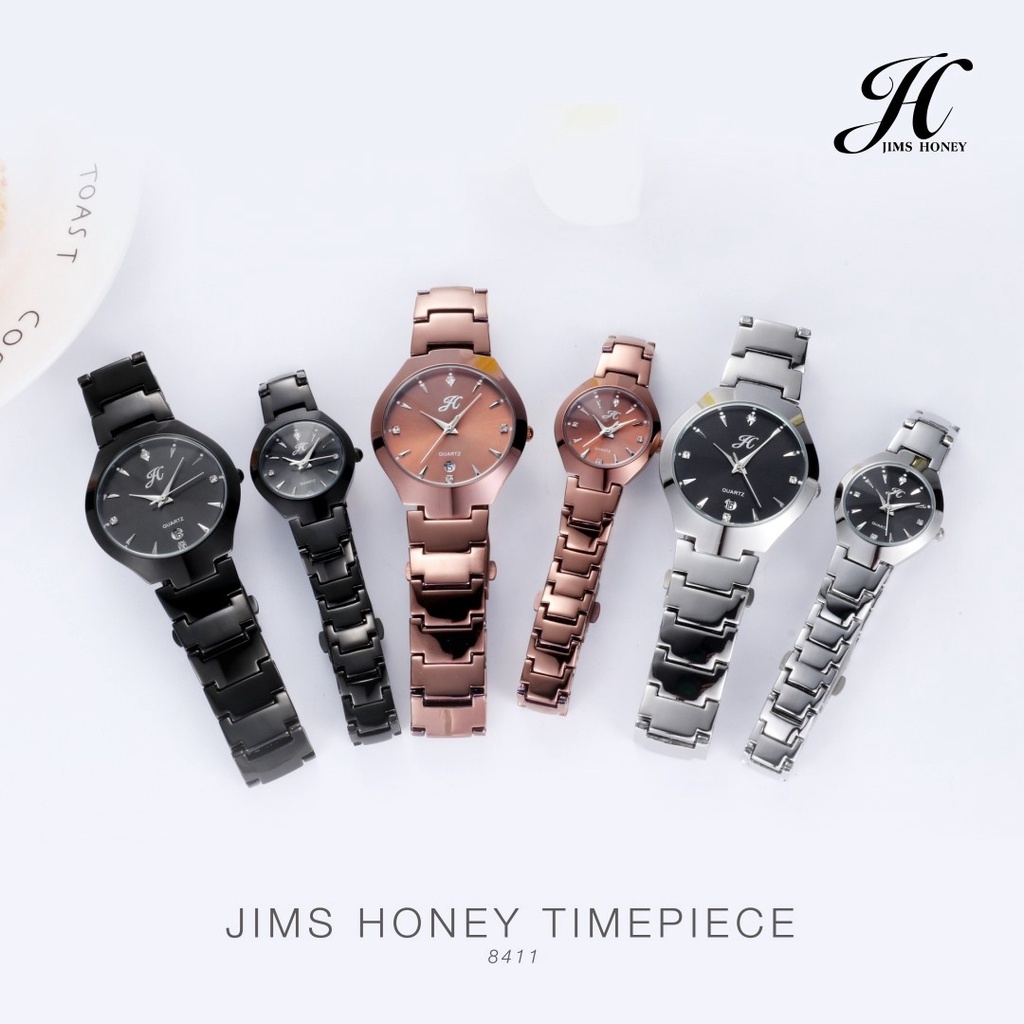 Jimshoney Watch 8411 - Jam Tangan Pria Wanita Couple Original Murah Import Trendy Terbaik