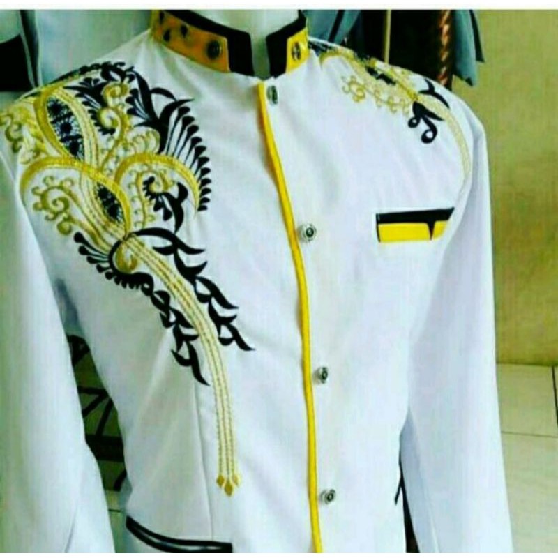 Jasko putih bordir sorban