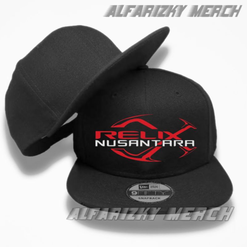 Topi Relix Nusantara Snapback - Topi Mancing Relix Nusantara
