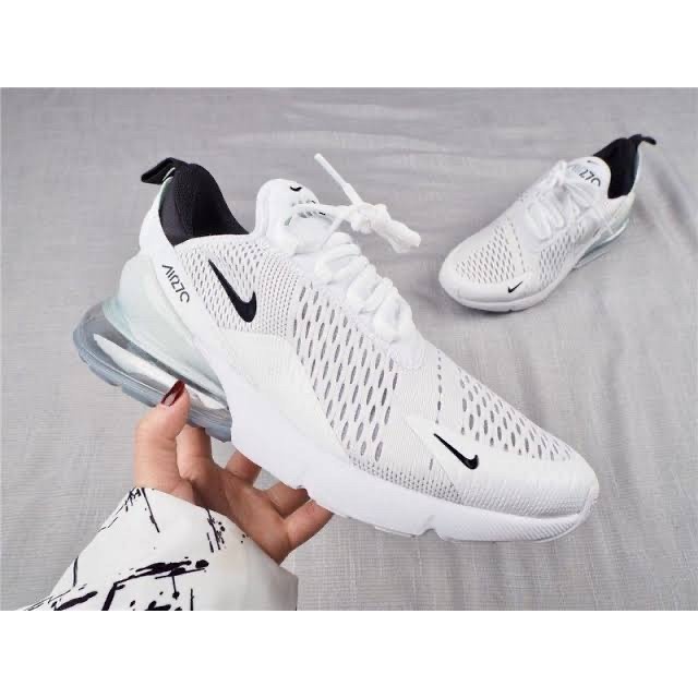 Nike Airmax 270 Man Sepatu Sneakers Pria Premium Original - Putih, 39