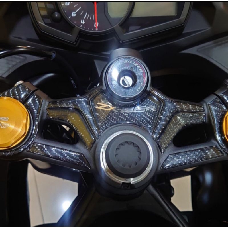 Stiker Resin Timbul Stang Segitiga Ninja ZX25R