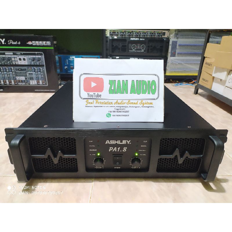 Promo Power Ashley PA1.8/ PA2000   1800watt ORIGINAL Ashley