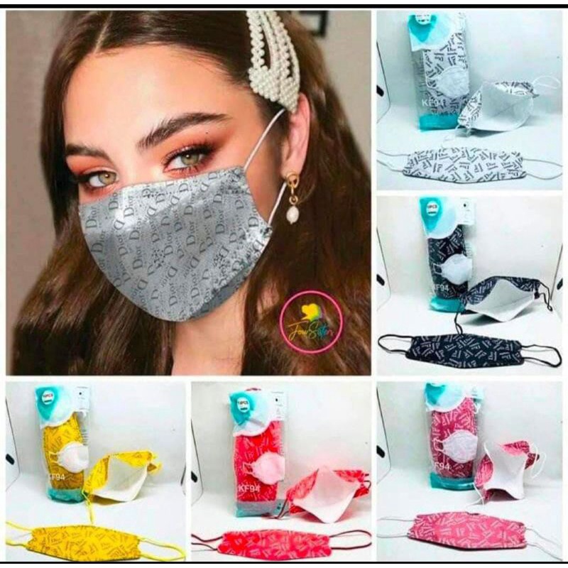 MASKER KF94 DIOR WARNA / MASKER FASHION