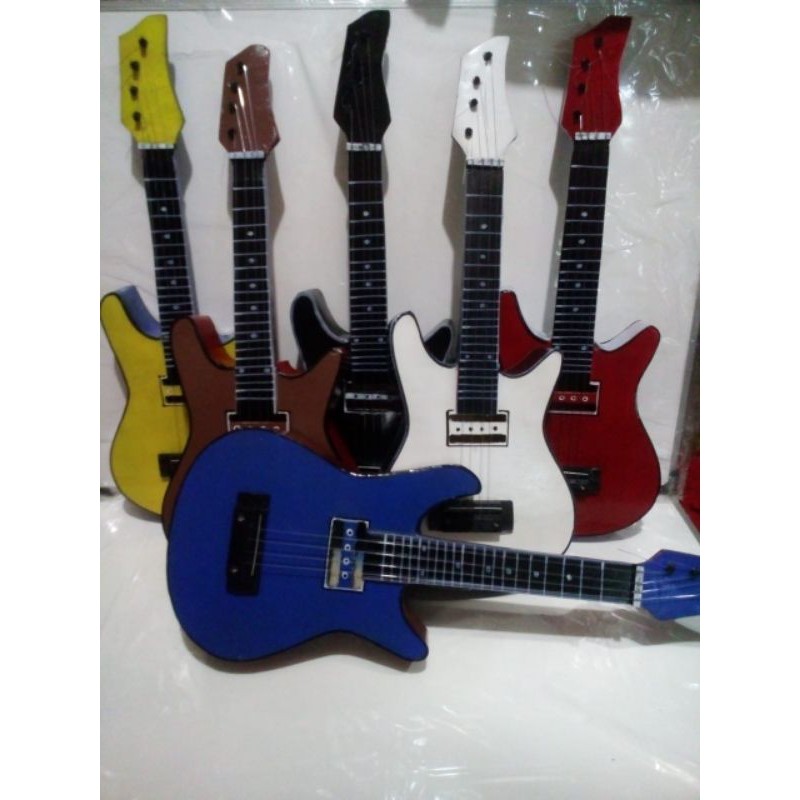 gitar kayu mainan anak