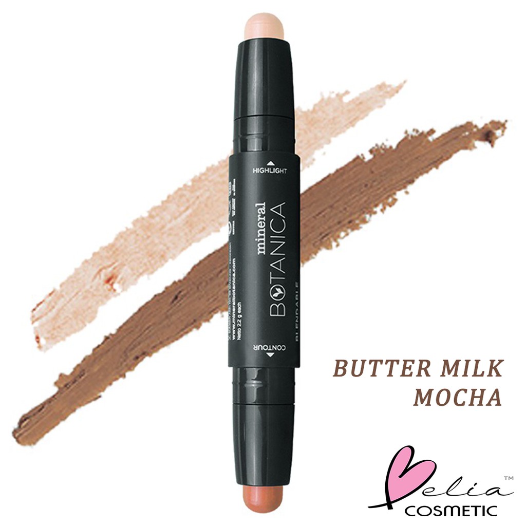 ❤ BELIA ❤ MINERAL BOTANICA Highlight And Contour Stick 2in1 (✔BPOM)