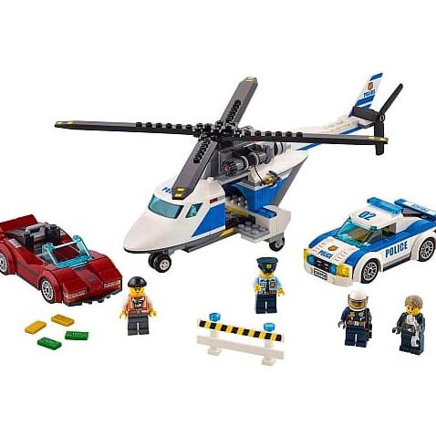 Hari Ini 02018 Lego City Police High-Speed Chase Gilaa