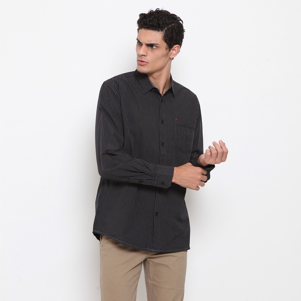 POLICE Kemeja Lengan Panjang Regular  Fit Pria 612960282 