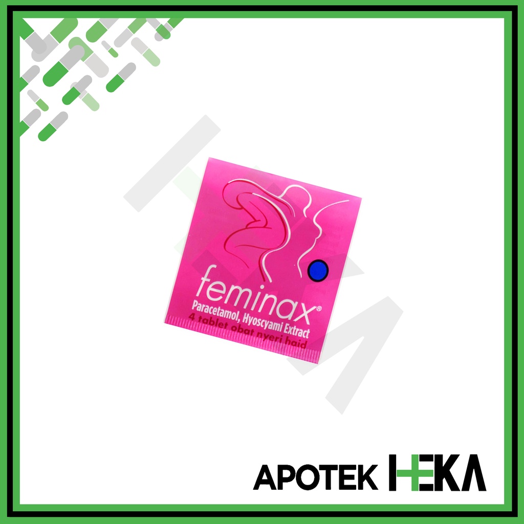 Feminax Tablet Obat Nyeri Haid / Datang Bulan Strip isi 4 (SEMARANG)