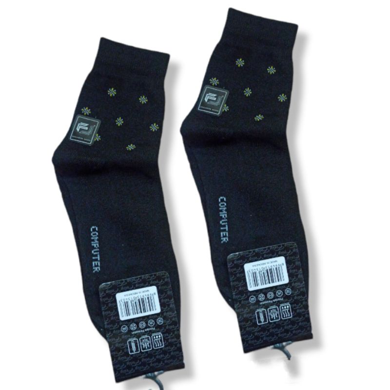 Kaos Kaki Kerja Pria Pendek Setengah Betis Motif Casual Seri A1
