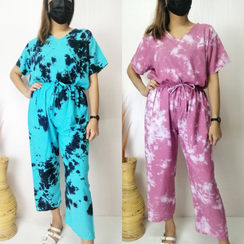 Set Denisha Tie Dye Rayon Adem dan Lembut Bali