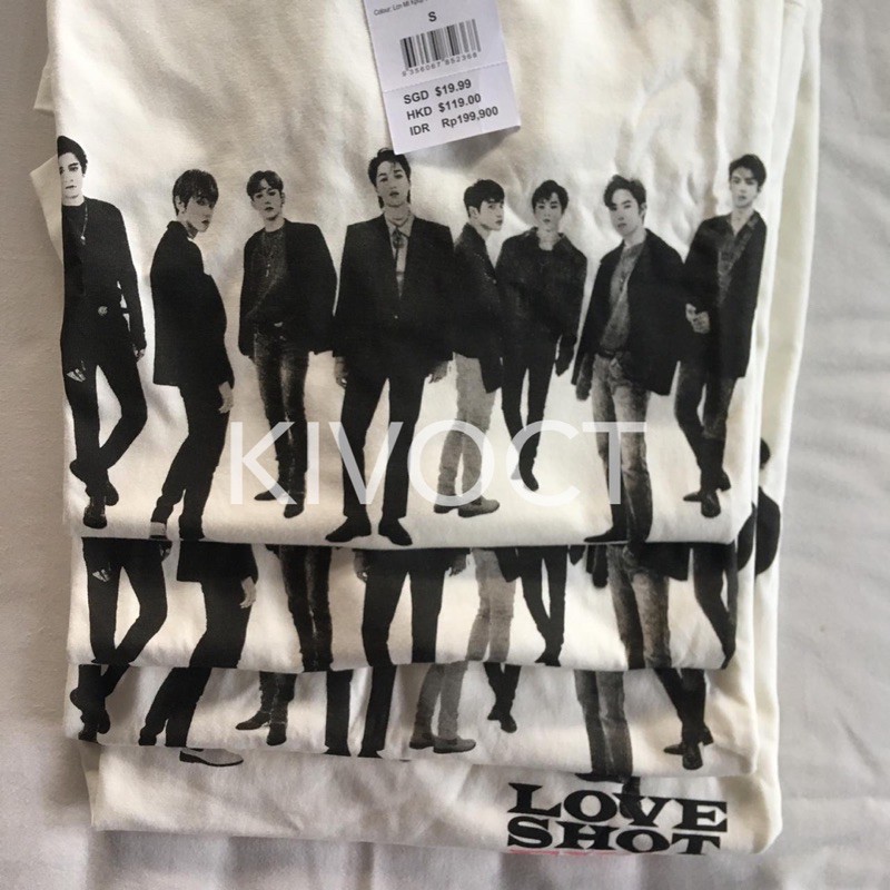 COTTON ON EXO [baju READY]- Baju Kaos EXO x COTTONON x SM Entertainment