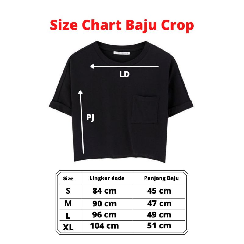 Clothing May - Crop Top Crop Tom n Jerry Kaos Distro Croptop Atasan Krop Top Wanita Cewek Viral