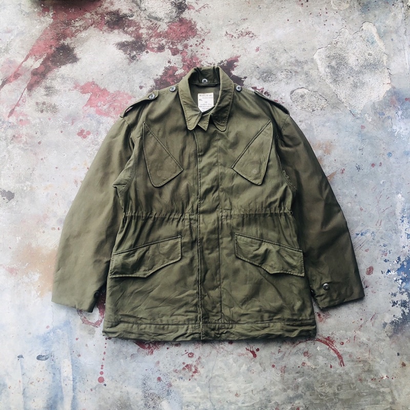 Vintage Army KL Wahler  green field jacket dutch nato millitary 8355 diagonal pocket 1988/M65 BDU CW