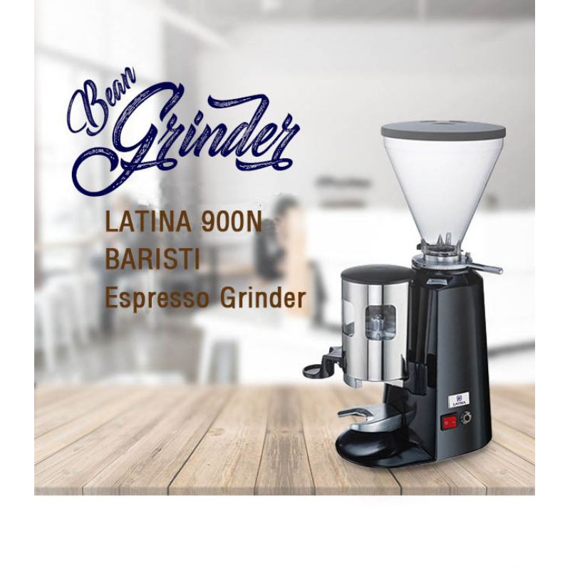 Grinder Listrik Profesional Latina 900N Doser Penggiling Kopi Khusus Espersso