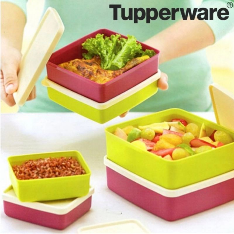 Medium Square Away Tupperware