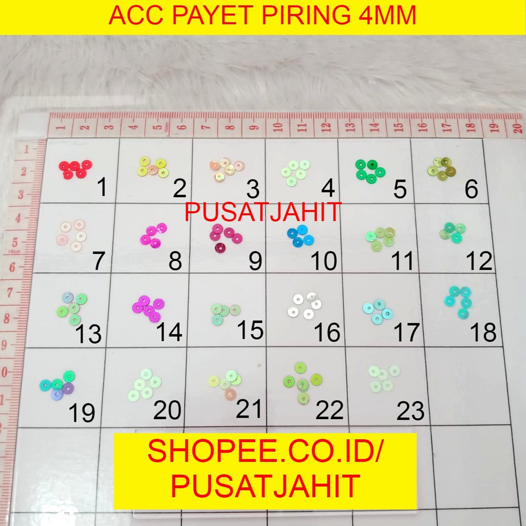 MANIK PIRING 4MM / PAYET RAMBOCI 4MM