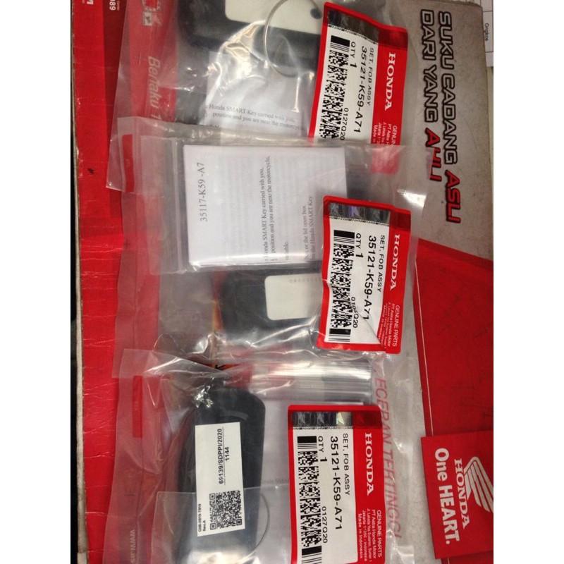 Remote alarm Honda Vario 150 keyless