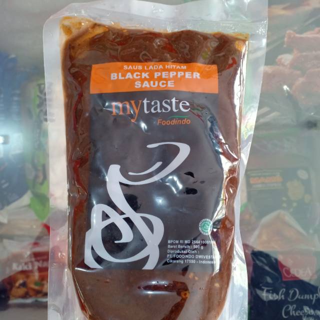 

Sauce/saus black pepper mytaste 500g