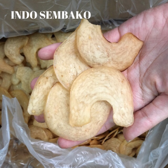 Kerupuk Udang &amp; Ikan tipe Mede Merk RUM / Krupuk Udang RUM dus 5kg