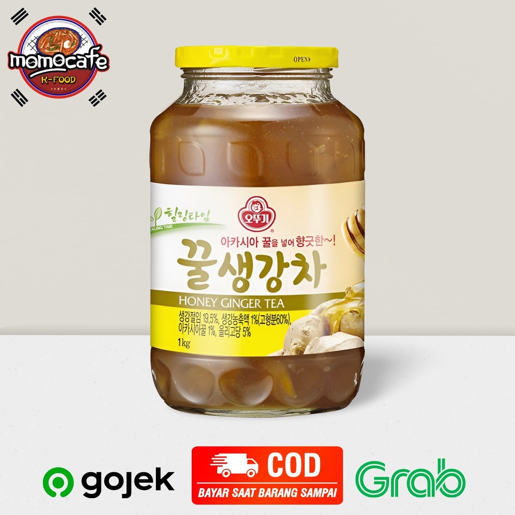 

Ottogi Honey Ginger Tea 1Kg - Teh Jahe Madu Asli Made In Korea