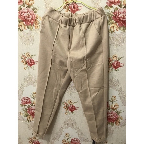 Celana panjang cream