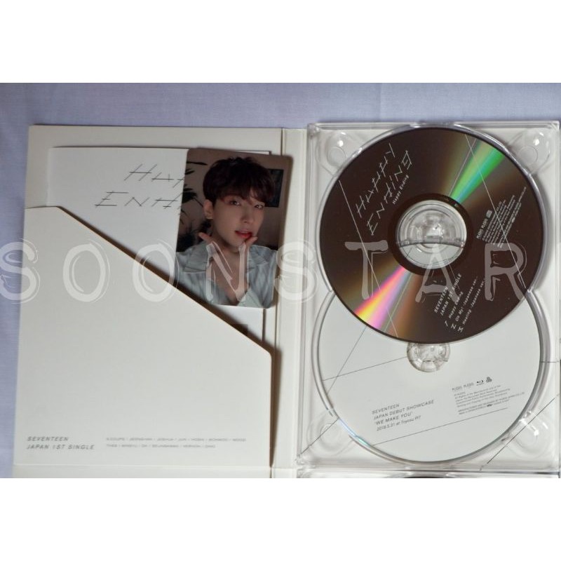 Seventeen happy ending japan album fullset carat version wonwoo photocard
