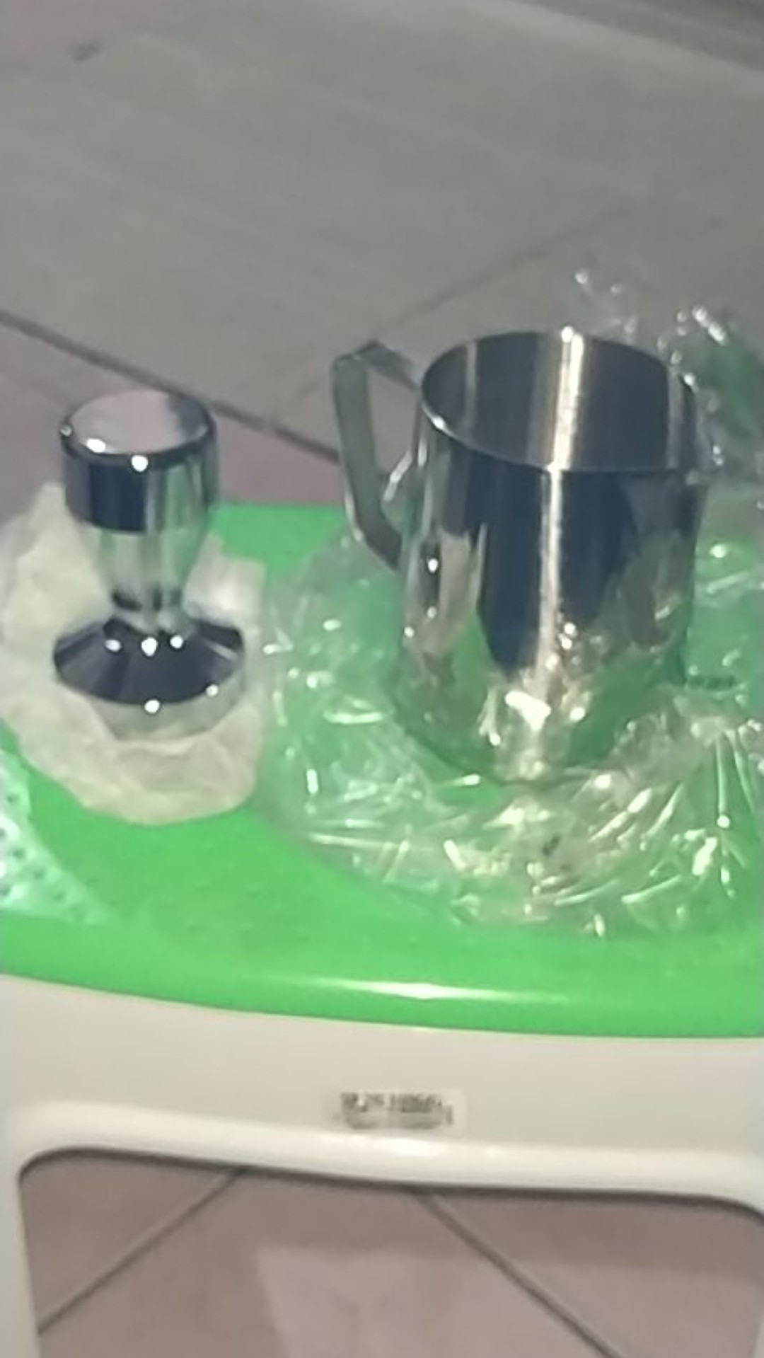 Tamper Kopi Espresso Machine Mesin Flat Coffee Stainless Steel Chrome Plated 50mm - Pnp.gadget