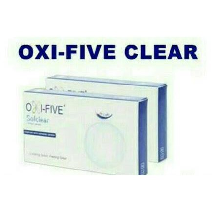 

83Z5 Softlens Bening Bulanan Monthly Oxifive Clear Ready Minus Tinggi -15 B07C